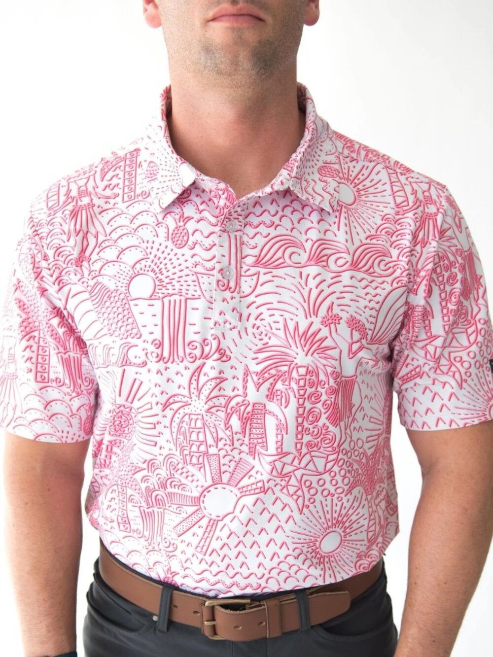 Yatta Golf Shaka Life Golf Polo Medium